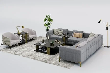 Efe Köşe Koltuk Takımı - Cvk Furniture Design